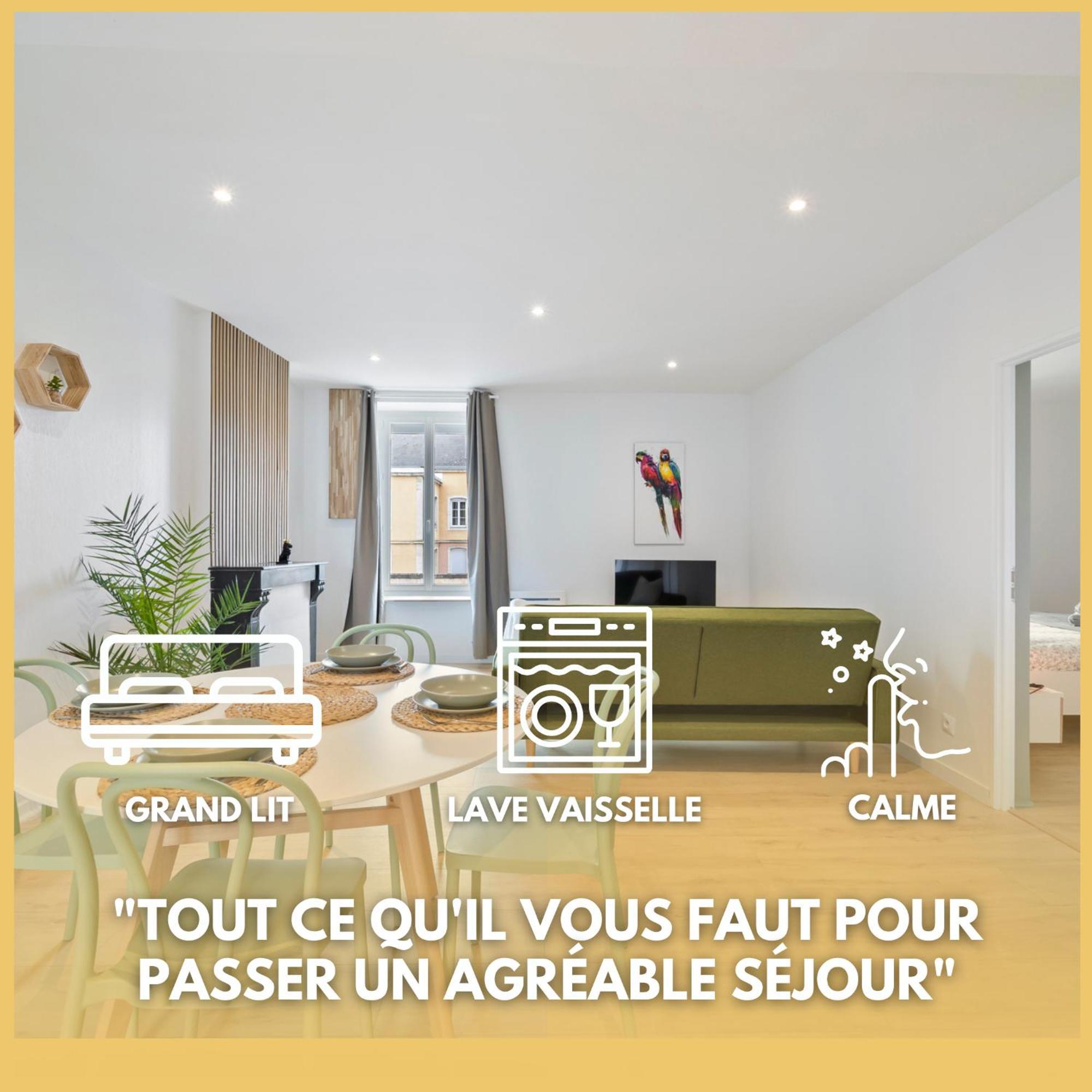 Lion King Appart 65 M2 Tout Inclus Chalon-sur-Saône Eksteriør billede